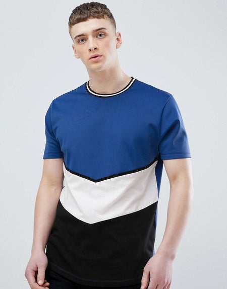 Panel Dip Dye And Raw Edge