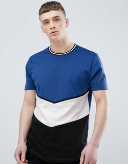 Panel Dip Dye And Raw Edge