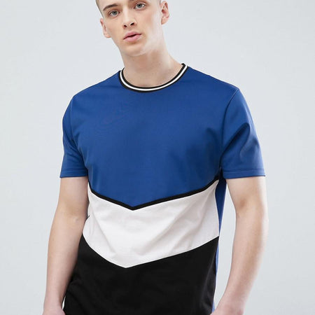 Panel Dip Dye And Raw Edge